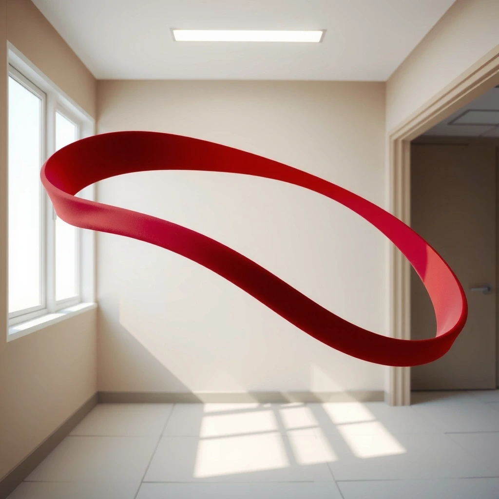 Visual representation of elastic vessels